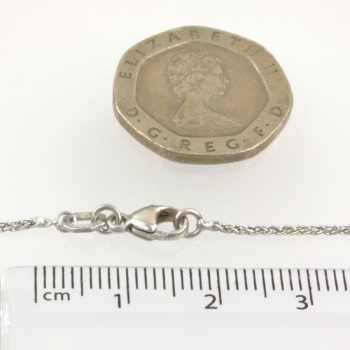 18ct white gold Diamond Pendant with chain